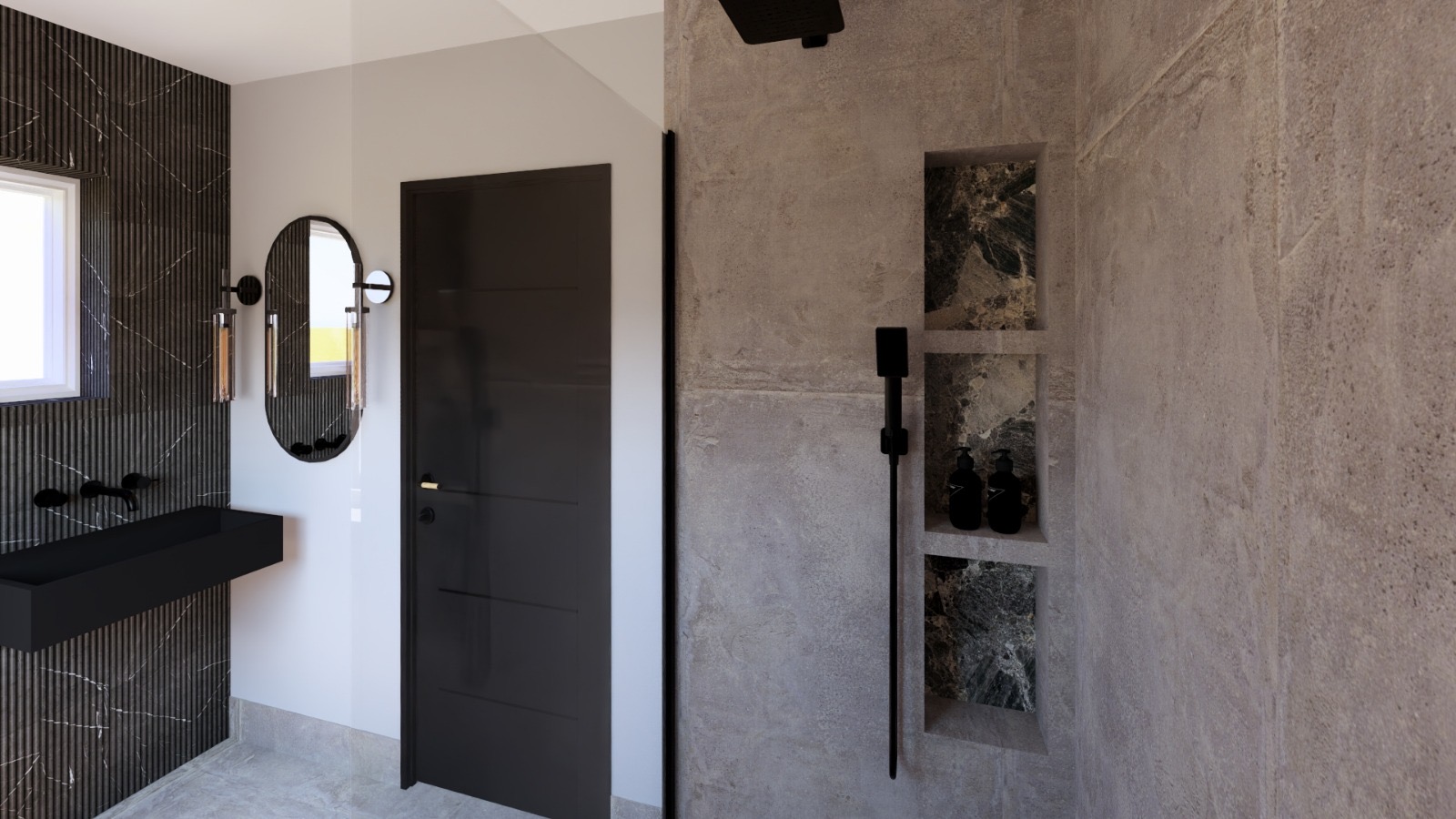 The Guest Shower Room, Design visual